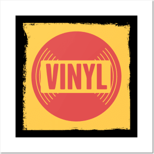 Retro Vintage Vinyl Record DJ Turntable Posters and Art